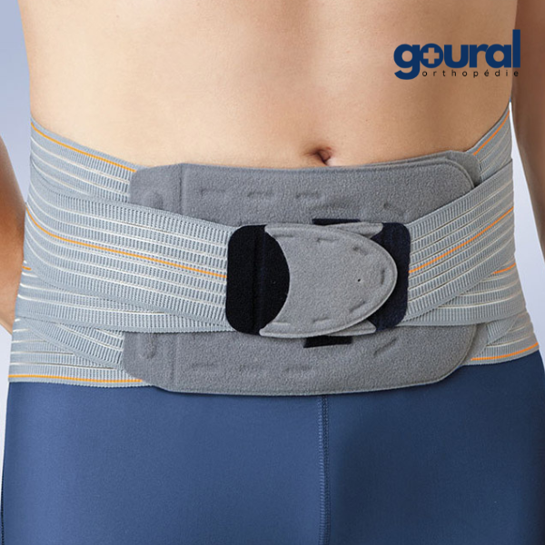 Elite duo seamless lumbar support belt (21 cm)