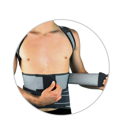 Ceinture-Corset dorso-lombaire avec rappel de posture anti-cyphose Wellness dorso