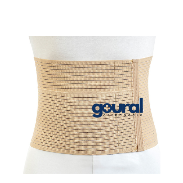 Ceinture de maintien abdominale couleur chair hauteur 24 cm