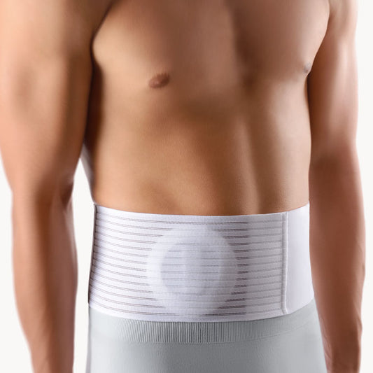 Ceinture de maintien abdominal AbdoPad avec pelote gel plate amovible