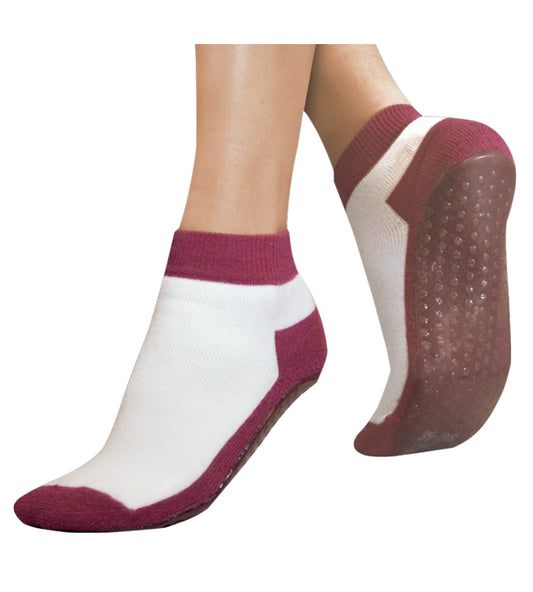 Chaussettes antidérapantes avec semelle caoutchoutée