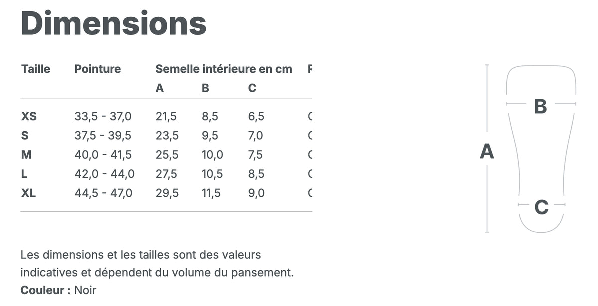 OrthoWedge Chaussure de décharge partielle de l'avant-pied
