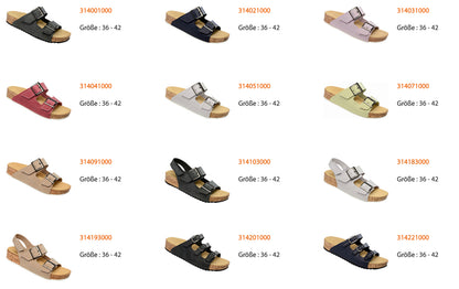 Chaussures confortables avec semelles interchangeables Ortho-Lady-Ortho-Gent