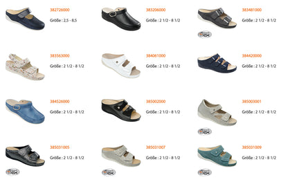Chaussures confortables avec semelles interchangeables Ortho-Lady-Ortho-Gent