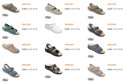 Chaussures confortables avec semelles interchangeables Ortho-Lady-Ortho-Gent
