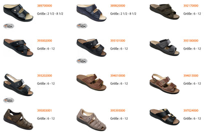 Chaussures confortables avec semelles interchangeables Ortho-Lady-Ortho-Gent