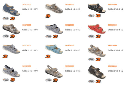 Chaussures confortables avec semelles interchangeables Ortho-Lady-Ortho-Gent