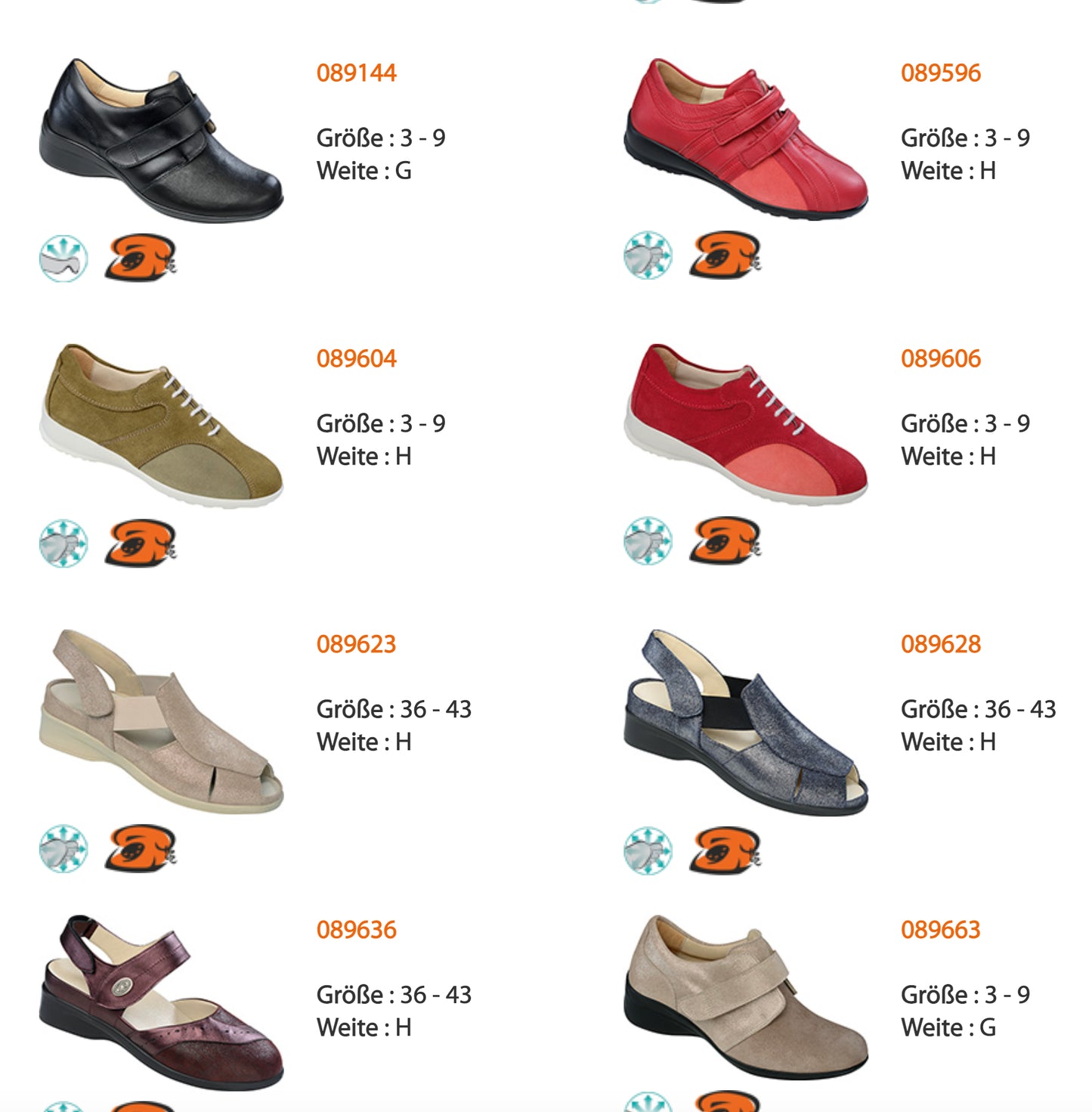 Chaussures thérapeutiques extensibles Actiflex