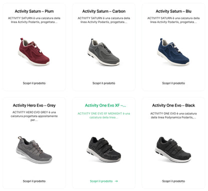 Chaussures thérapeutiques Podartis Activity Piuma