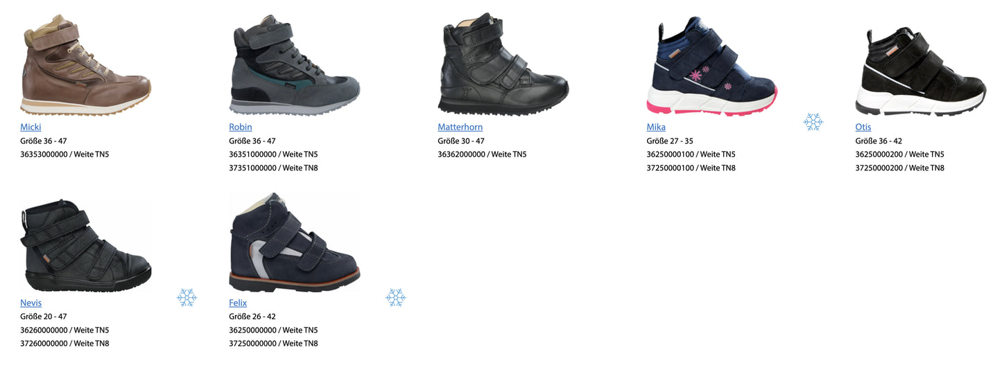 Chaussures thérapeutiques pour insertion d'orthèse