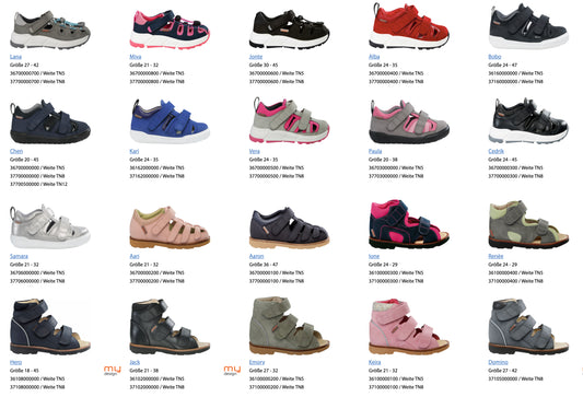Chaussures thérapeutiques pour insertion d'orthèse
