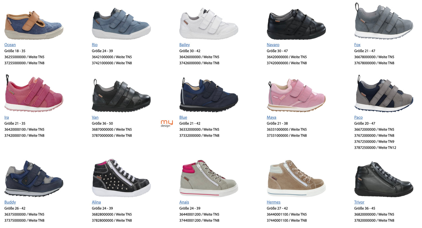 Chaussures thérapeutiques pour insertion d'orthèse
