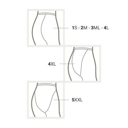 Collant 70 den à compression graduée 12/15 mmHg Wonderful Hips sheer