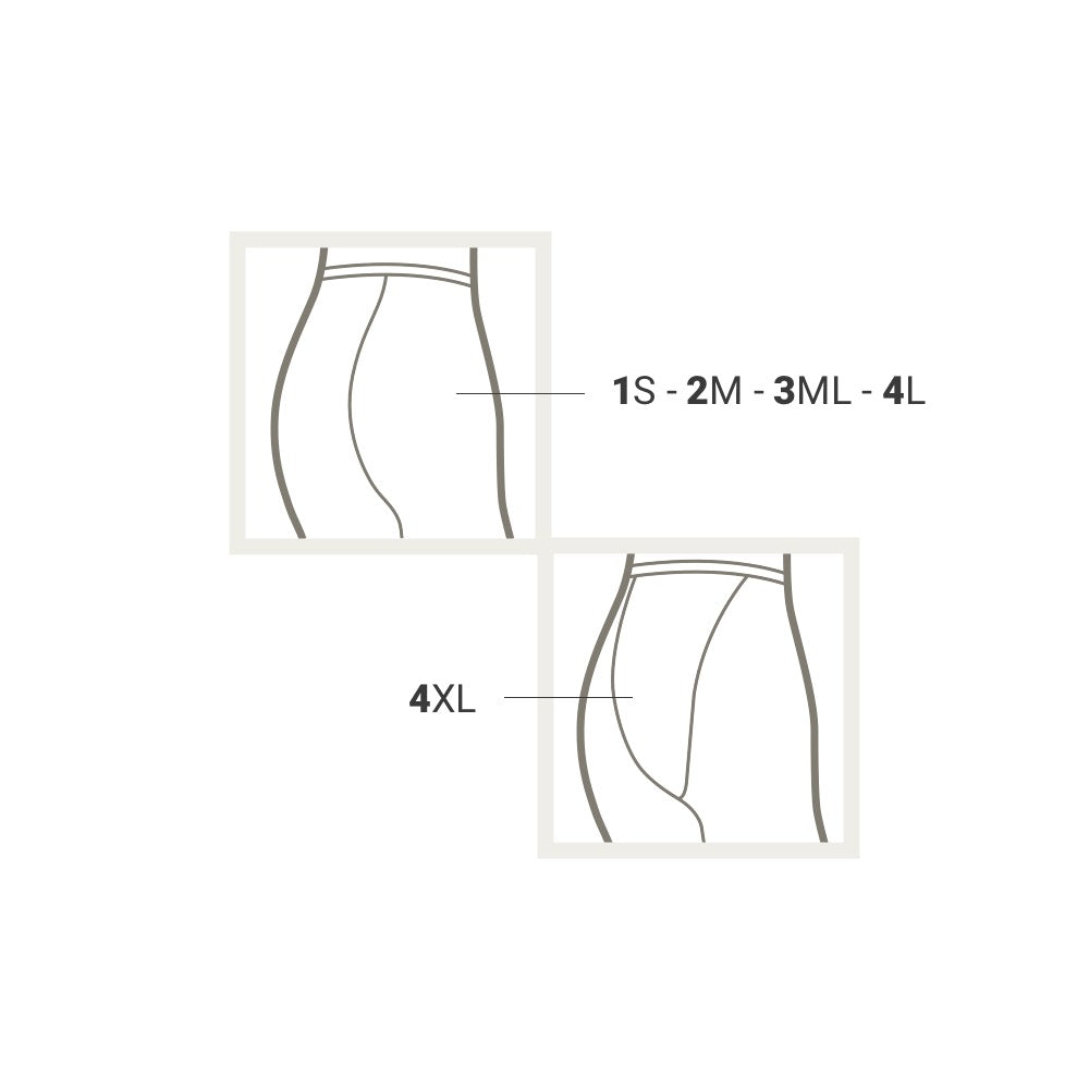Collant 70 den à compression graduée 12/15 mmHg Wonderful Hips opaque