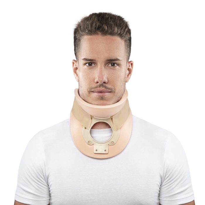 Rigid cervical collar mini-minerva with 4 supports Philadelphia C4 type