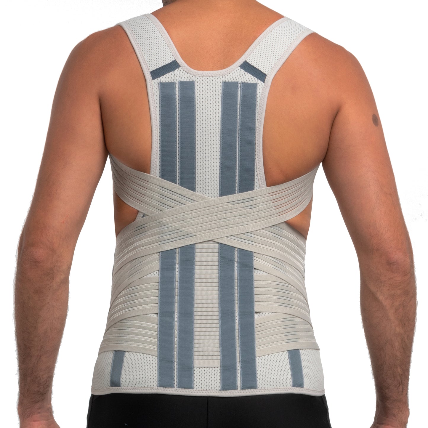 Ceinture de maintien dorso-lombaire ventre fort redresse-dos