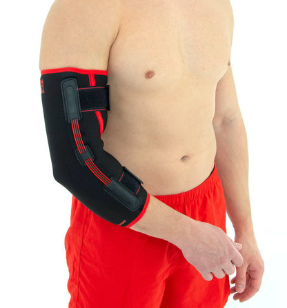 FlexSplint elbow brace with passive extension effect 