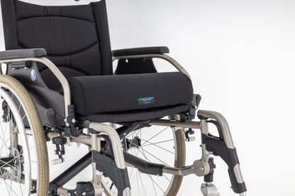 Coussins anti-escarres double hauteur pour fauteuil roulant