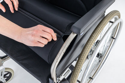Coussins anti-escarres double hauteur pour fauteuil roulant