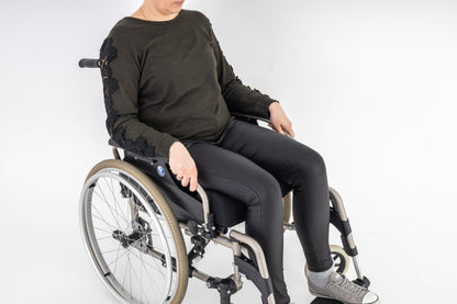 Coussins anti-escarres double hauteur pour fauteuil roulant