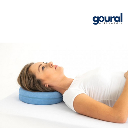 Coussin de décharge rond percé Blue touch