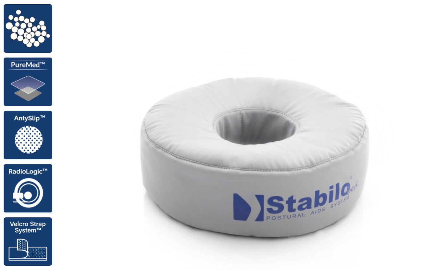 Coussin de positionnement et de décharge rond Stabilo