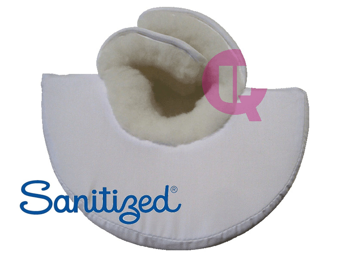 Protecteur de talon rond compact avec fermeture velcro