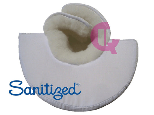 Protecteur de talon rond compact avec fermeture velcro