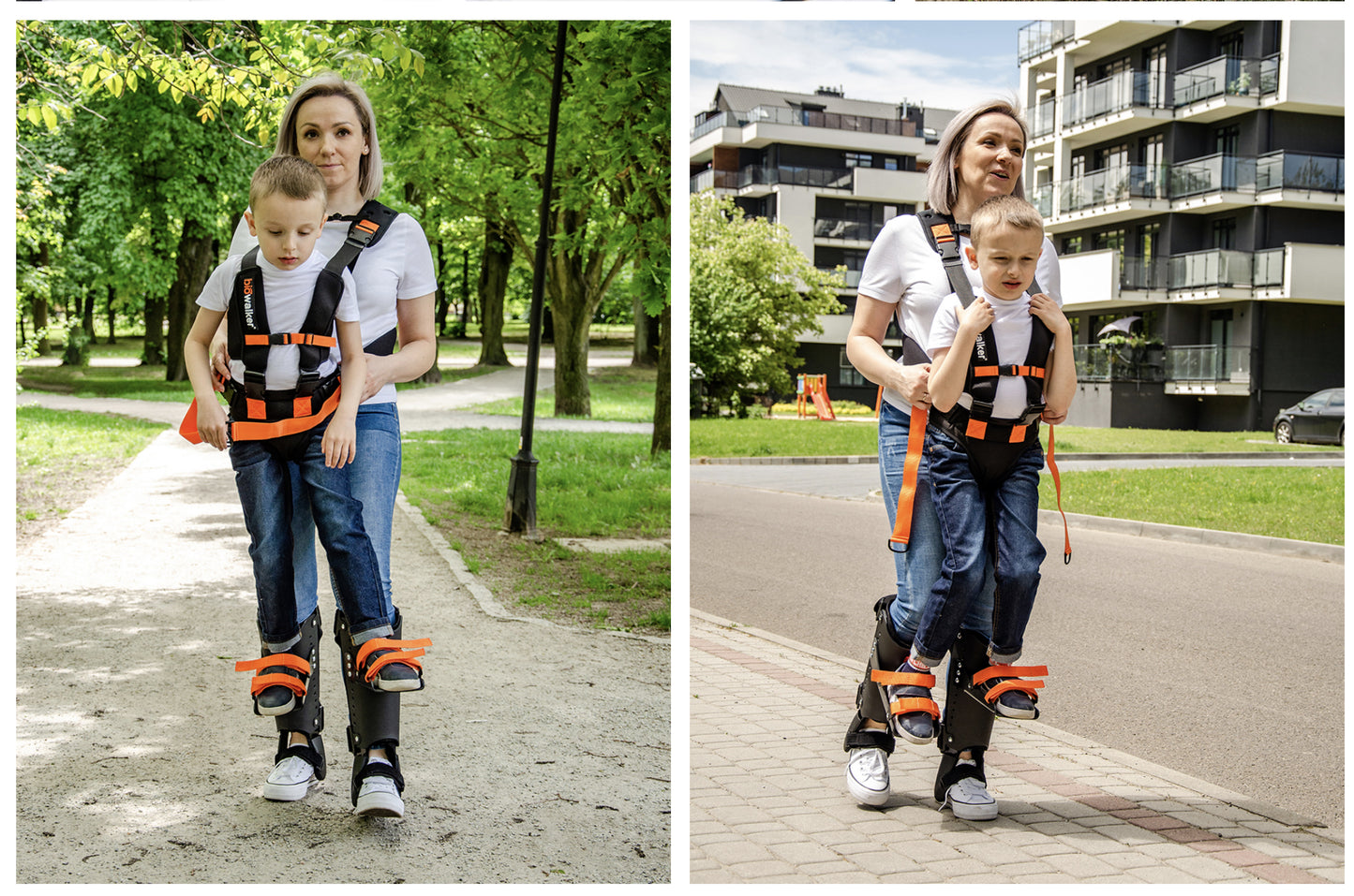 BioWalker walking and standing device for disabled children