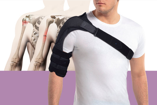 Epaulière thermoformable indiquée pour les lésions de l'humérus