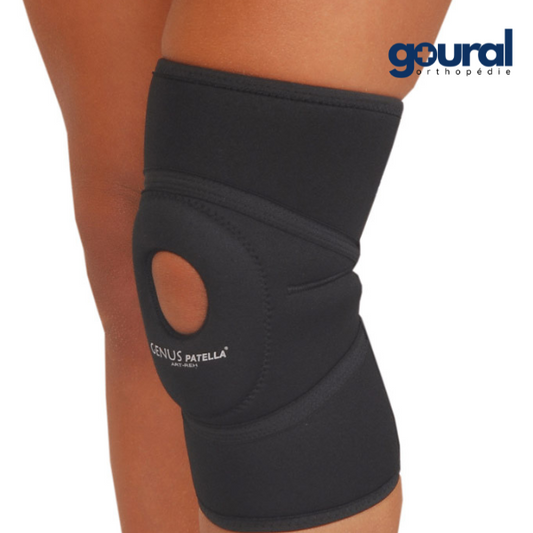 Genouillère à fenêtre et centrage rotulien Genus patella