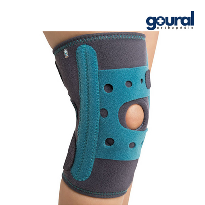 Pediatric anti-patella dislocation knee brace (total opening)