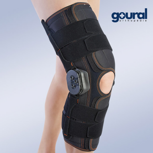 Genouillère avec contrôle de la flexion-extention Genu-Tex Lock longue