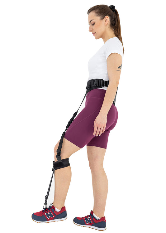 Releveur de pied et orthèse lanceur de jambe pour atteintes neurologiques Dual