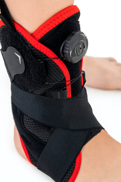 Orthèse attelle de stabilisation de la cheville boa/releveur de pied