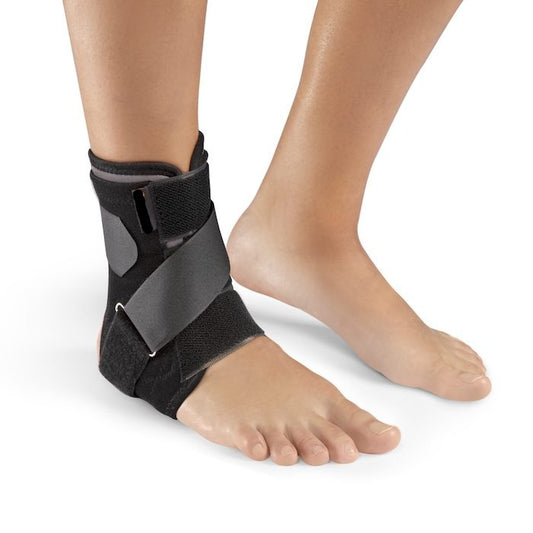 Orthèse de stabilisation de la cheville avec releveur de pied amovible
