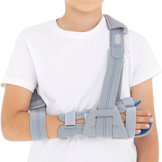 Orthèse d'immobilisation poignet main doigts avec pouce pédiatrique