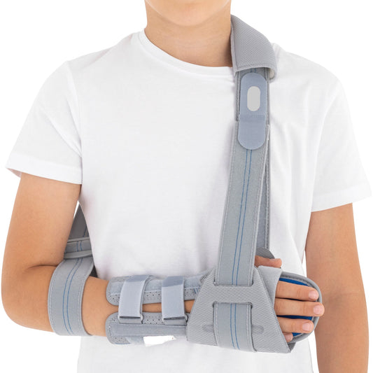 Orthèse d'immobilisation poignet main doigts sans pouce pédiatrique