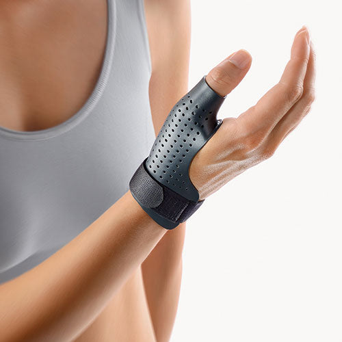 Orthèse de pouce thermoformable perforée Black Edition