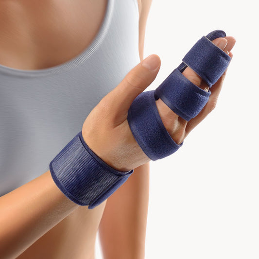Orthèse de repos poignet main doigt sans pouce Manu-palm II adulte