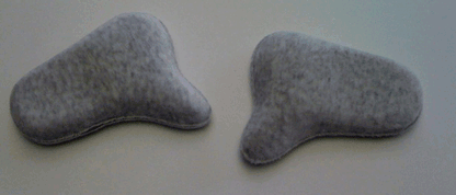 Pelote herniaire inguinale goural type II
