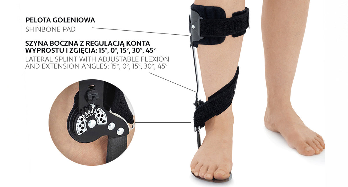 Releveur de pied Dynamic à dorsi-flexion réglable