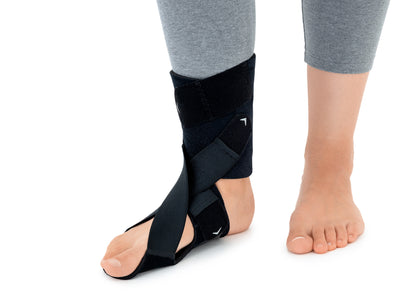 Releveur de pied avec 4 rappels élastiques croisés