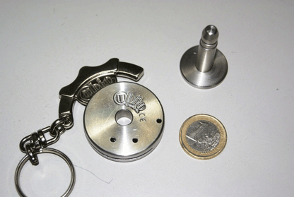 Serrures Ironclip (3 boutons et 1 clé)