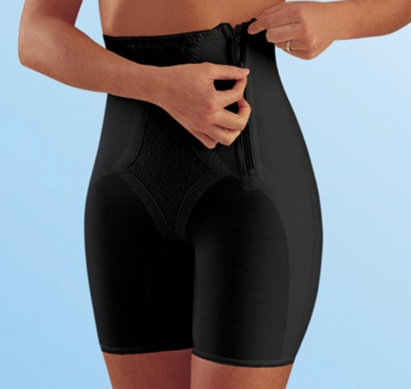 Slip-Gaine-cuisse haute de maintien fermeture latérale par zip