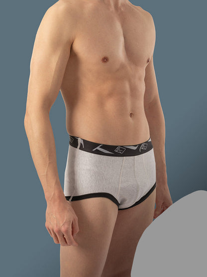 Two-tone containment hernia brief Hernix 43A-3