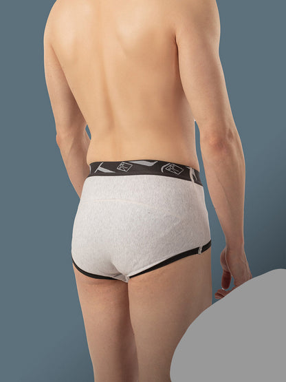 Two-tone containment hernia brief Hernix 43A-4