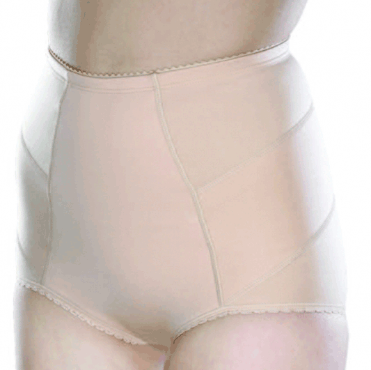 ErniaSlip lady light abdominal support and inguinal hernia reduction briefs with goural pads (corrected version)