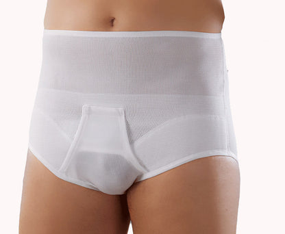 Post-operative "hospital days" briefs for men 