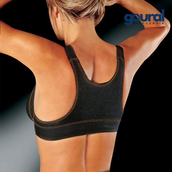 Soutien-gorge pour le sport - 100% coton sur la peau